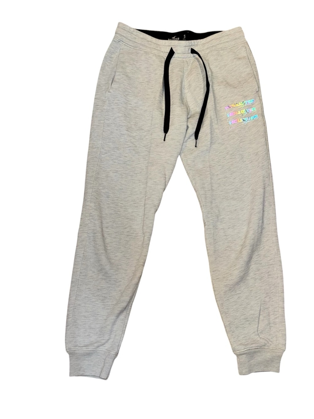 Triple graphic logo joggers